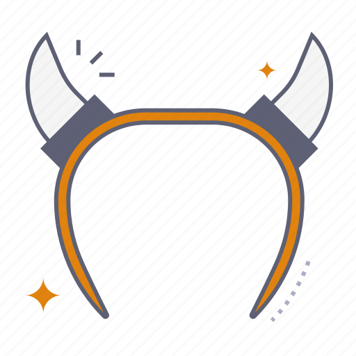 Horn, headband, hairband, devil, evil, halloween, celebration icon - Download on Iconfinder