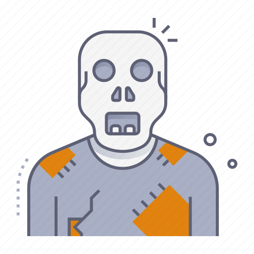 Zombie, monster, undead, character, ghost, halloween, celebration icon - Download on Iconfinder