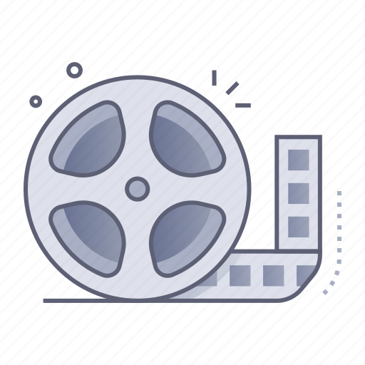 Film reel, roll, filmstrip, movie reel, documentary, movie cinema, movie time icon - Download on Iconfinder