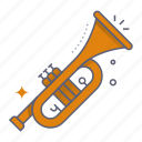 trumpet, music, musical instrument, instrument, melody, sound, song, rhythm, musician