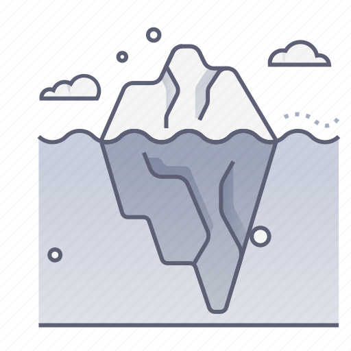 Iceberg, ice, glacier, sea, ocean, nature, landscape icon - Download on Iconfinder