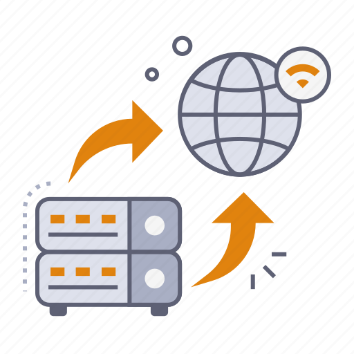 Database, server, storage, hosting, big data, network, internet icon - Download on Iconfinder