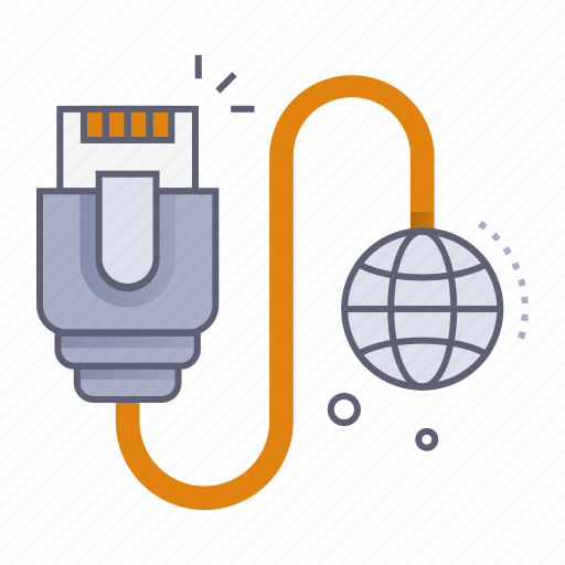 Ethernet cable, lan, port, connector, plug, network, internet icon - Download on Iconfinder