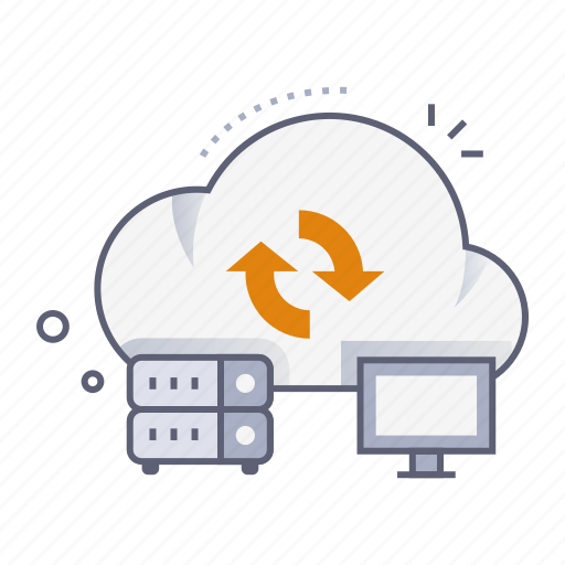 Hosting, server, computing, cloud, update, network, internet icon - Download on Iconfinder