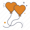 balloons, balloon, decoration, heart balloons, decor, valentine&#x27;s day, valentine, love, romantic