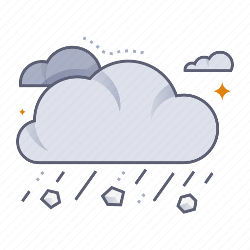 Hail, hailstorm, storm, cloud, hails, weather, forecast icon - Download on Iconfinder