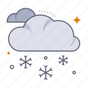 snow cloud, snowflake, snow, flake, weather, forecast, climate, meteorology