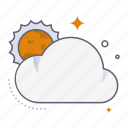 sun cloud, cloudy day, cloud, sun, sunny day, weather, forecast, climate, meteorology