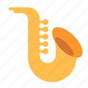 jazz, saxophone, tube