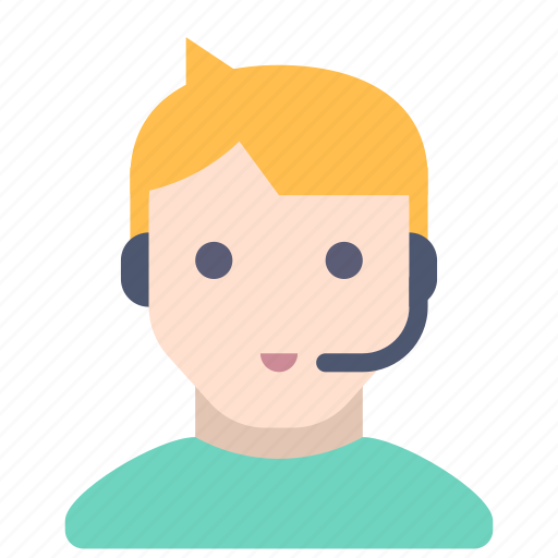 Call center, human, man, support icon - Download on Iconfinder