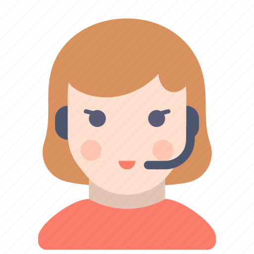 Avatar, human, support, woman icon - Download on Iconfinder