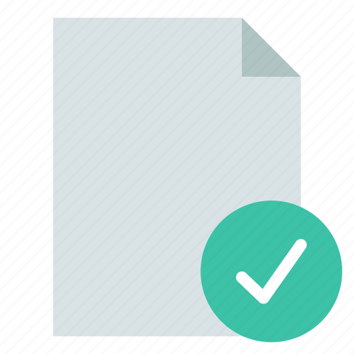 Check, document, file icon - Download on Iconfinder