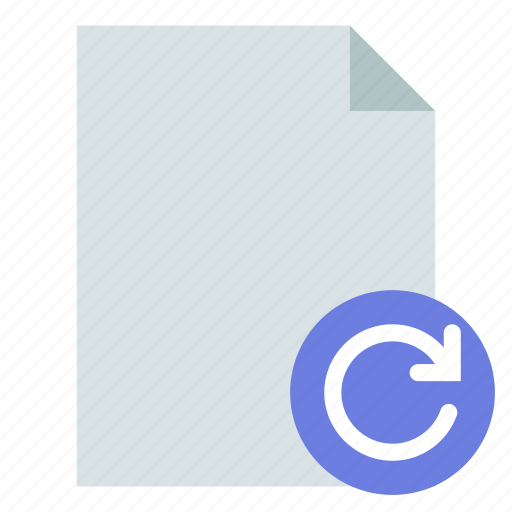 Document, file, reload icon - Download on Iconfinder