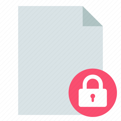 Document, file, lock icon - Download on Iconfinder