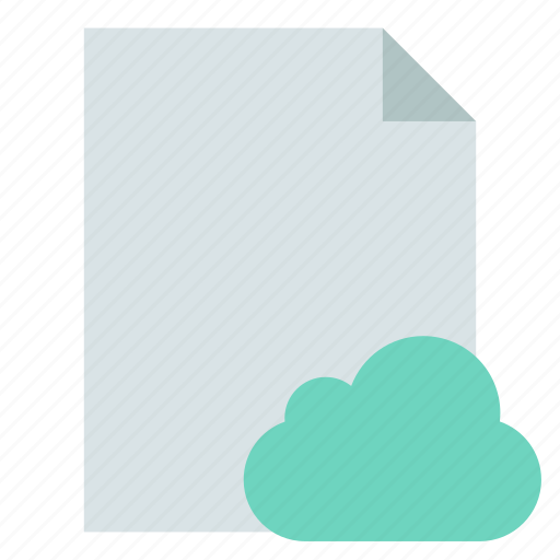 Cloud, document, file icon - Download on Iconfinder