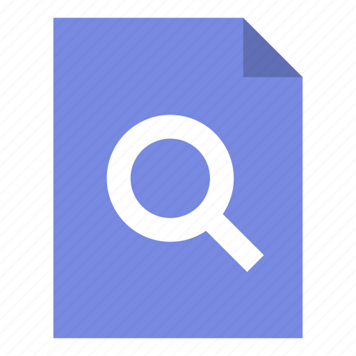 Document, file, search icon - Download on Iconfinder