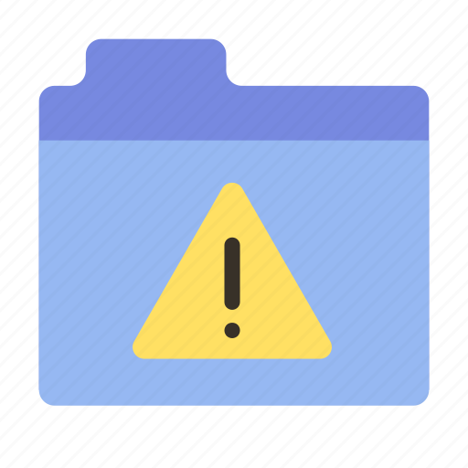 Alert, files, folder icon - Download on Iconfinder