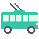 bus, transport, trolley