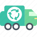 garbage, recycling, truck