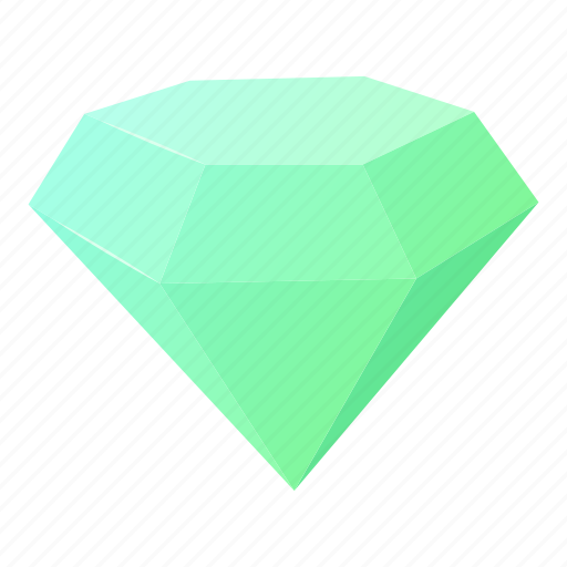 Brilliant, carat, cartoon, crystal, diamond, logo, object icon - Download on Iconfinder
