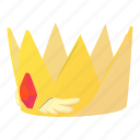 cartoon, crown, king, logo, luxury, nobility, object