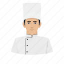 chef, cooking, male, avatar, occupation, profession, job