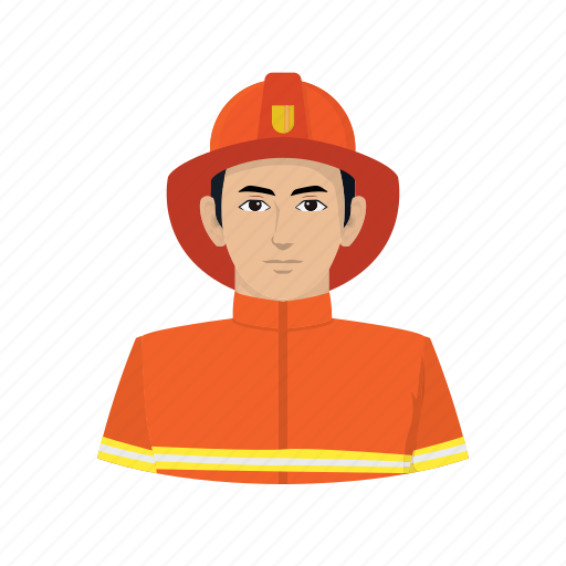 Fireman, job, occupation, profession, male, avatar icon - Download on Iconfinder