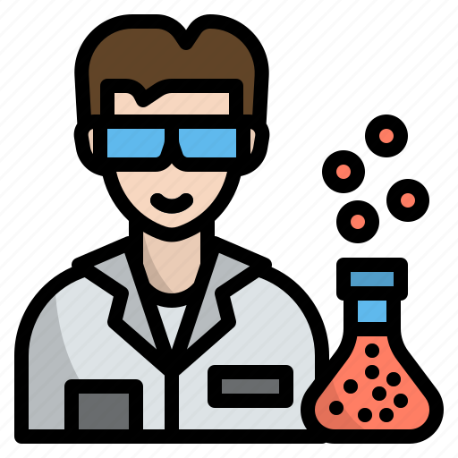 Jobavatar, labtechnician, avatar, scientist, laboratory, researcher icon - Download on Iconfinder