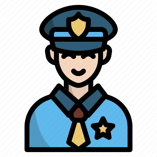 Jobavatar, policeman, avatar, police, cop, guard icon - Download on Iconfinder