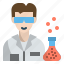 jobavatar, labtechnician, avatar, scientist, laboratory, researcher 