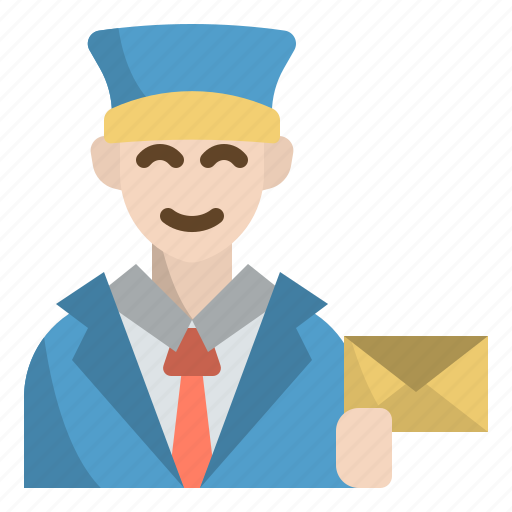 Jobavatar, postman, avatar, delivery, mail, post, letter icon - Download on Iconfinder