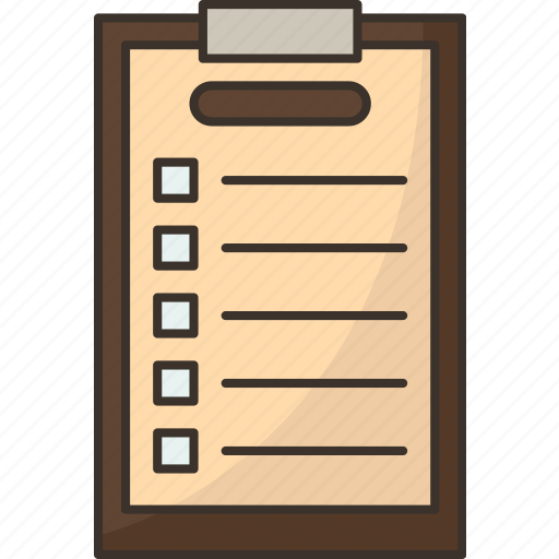 Checklist, report, mark, note, clipboard icon - Download on Iconfinder