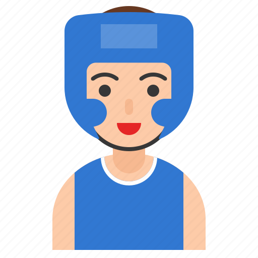 Athlete, avatar, boxer, job, male, occupation, profession icon - Download on Iconfinder