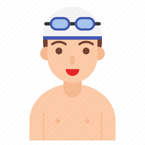 Avatar, job, male, occupation, profession, swimmer icon - Download on Iconfinder