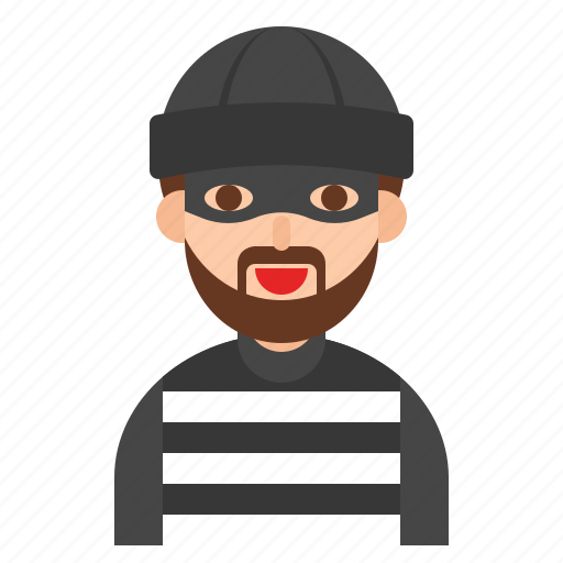 Avatar, job, male, occupation, profession, thief, thug icon - Download on Iconfinder