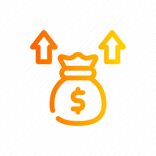 Salary, profit, growth, money, investment icon - Download on Iconfinder