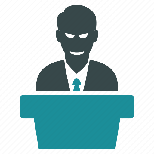 Demagogue, boss, lecture, official, businessman, manager, president icon - Download on Iconfinder