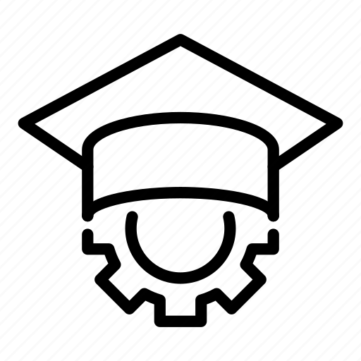 Gear, wheel, graduation icon - Download on Iconfinder