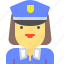 cop, female, pilot, security 