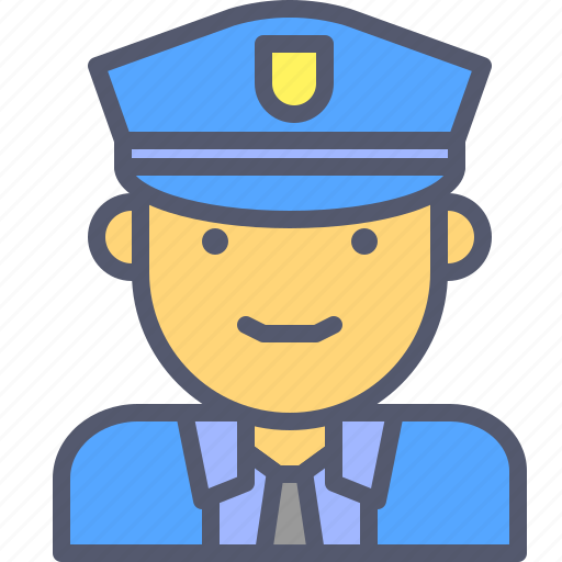 Cop, male, pilot, security icon - Download on Iconfinder