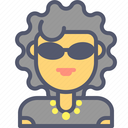 Fashion, glasses, lady, model, star icon - Download on Iconfinder