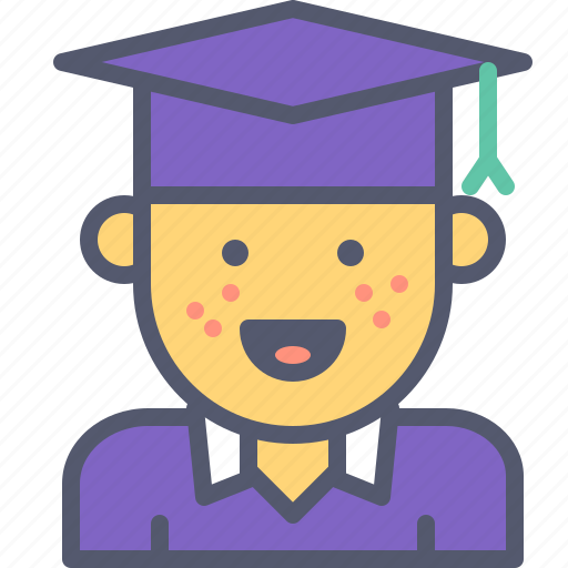 Learn, male, school, student, study, university icon - Download on Iconfinder