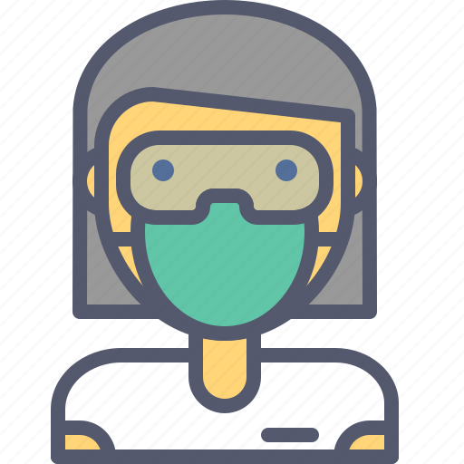 Female, intervention, medical, surgeon, surgery, urgency icon - Download on Iconfinder