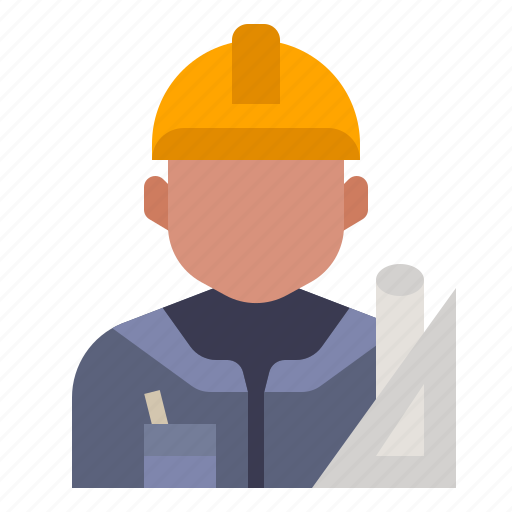 Architect, avatar, construction, floorplan, occupation, profession icon - Download on Iconfinder