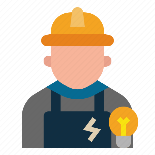 Avatar, electrician, lineman, occupation, technician, wireman, electrical engineer icon - Download on Iconfinder
