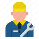 avatar, mechanic, occupation, profession, repair, service, tool