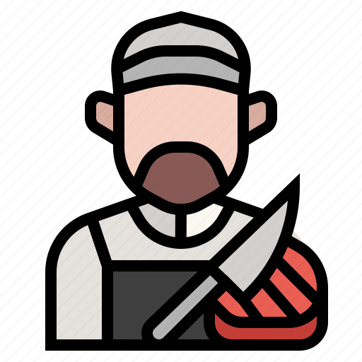 Avatar, butcher, job, meat, occupation, profession, meat store icon - Download on Iconfinder