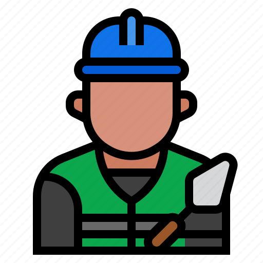 Builder, engineer, occupation, profession, supervisor, worker, construction worker icon - Download on Iconfinder