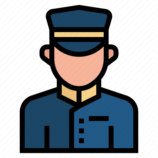 Avatar, doorman, hotel, job, occupation, porter, service icon - Download on Iconfinder