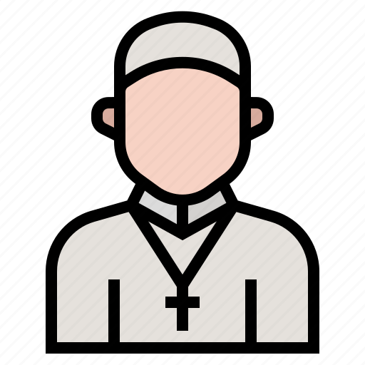 Catholic, chiristian, jesus, monk, pastor, priest, religion icon - Download on Iconfinder